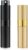 8ML Perfume Travel Refillable Stocking stuffers for Women Adults//Men Portable Perfume Atomizer Bottle Spray Bottles (Balck and Gold,2Pack)[Travel Essentials]