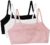 Fruit of the Loom Women’s Spaghetti Strap Cotton Pull Over 3 Pack Sports Bra
