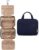 BAGSMART Toiletry Bag Travel Bag with Hanging Hook, Water-resistant Makeup Cosmetic Bag Travel Organizer for Accessories, Shampoo, Full Sized Container, Toiletries, Large-Blue